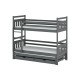 SEWERYN 80x180 graphite bunk bed Lano Furniture SEWERYN 80x180 graphite bunk bed Lano Furniture