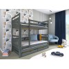 SEWERYN 90x200 graphite bunk bed Lano Furniture