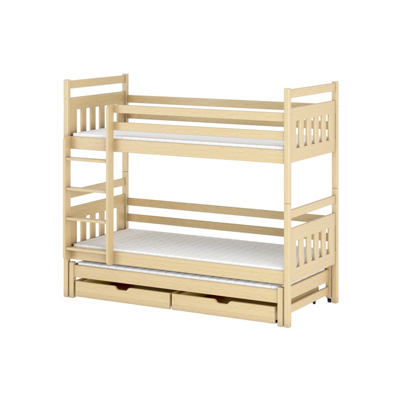 SEWERYN 80x180 pine bunk bed Lano Furniture