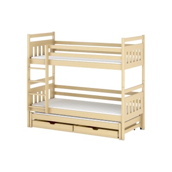 SEWERYN 80x200 pine bunk bed Lano Furniture