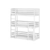 TED 80x180 white bunk bed Lano Furniture