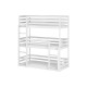 TED 80x180 white bunk bed Lano Furniture