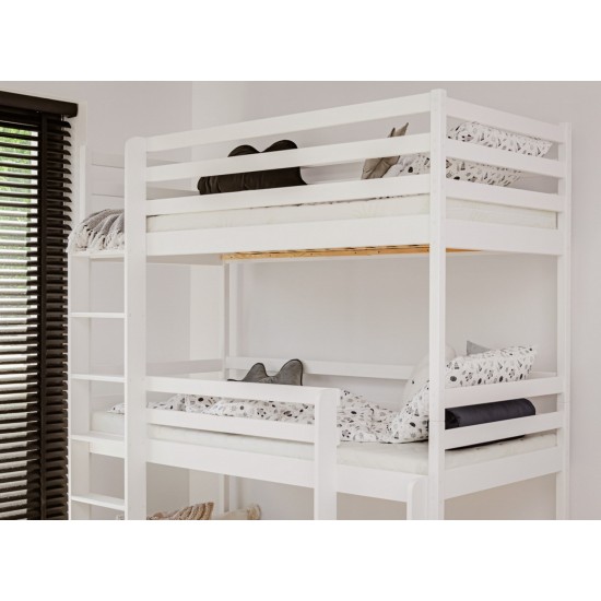 TED 80x200 white bunk bed Lano Furniture
