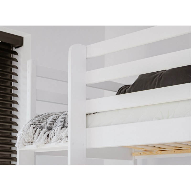 TED 90x190 white bunk bed Lano Furniture