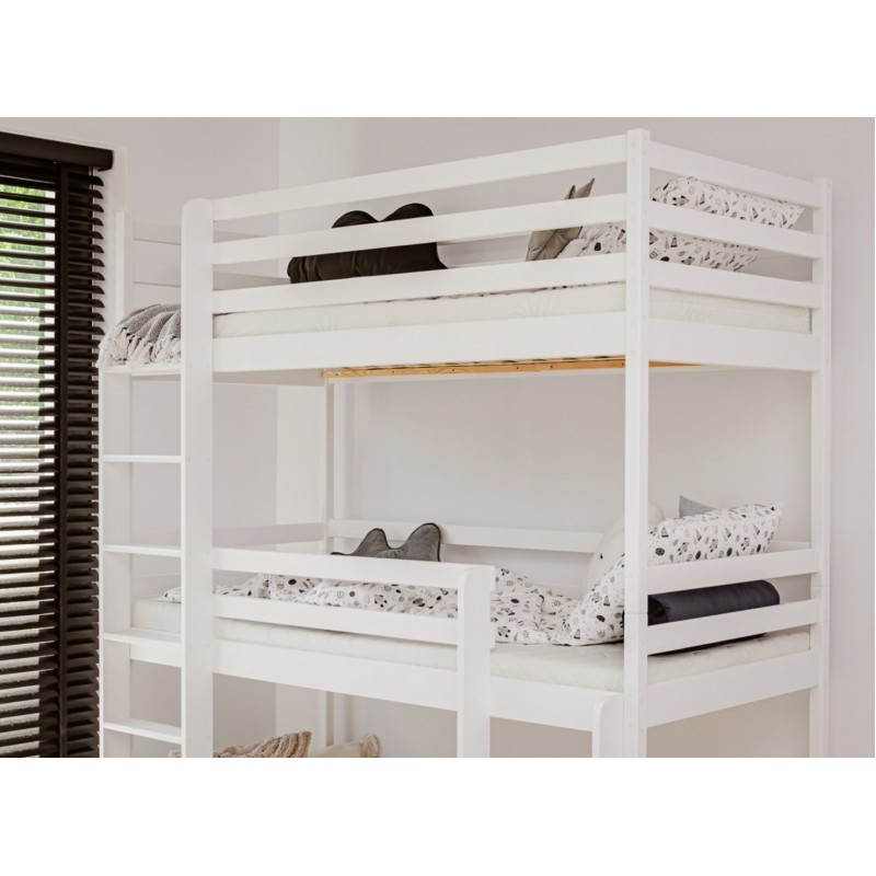 TED 90x190 white bunk bed Lano Furniture