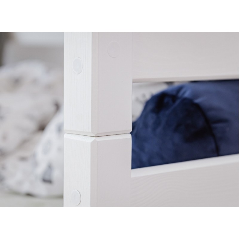 TED 90x200 white bunk bed Lano Furniture