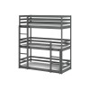 TED 80x180 graphite bunk bed Lano Furniture