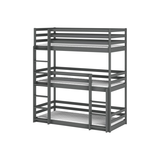 TED 80x180 graphite bunk bed Lano Furniture TED 80x180 graphite bunk bed Lano Furniture