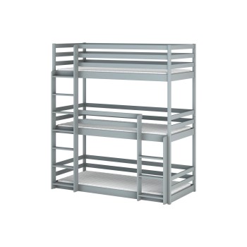 TED 80x180 grey bunk bed Lano Furniture