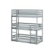 TED 90x190 grey bunk bed Lano Furniture