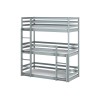 TED 90x200 grey bunk bed Lano Furniture