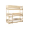 TED 80x200 pine bunk bed Lano Furniture