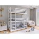 TED 80x200 pine bunk bed Lano Furniture