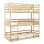 TED 90x190 pine bunk bed Lano Furniture