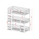 TED 90x200 pine bunk bed Lano Furniture