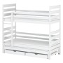TOMI 80x200 white bunk bed Lano Furniture