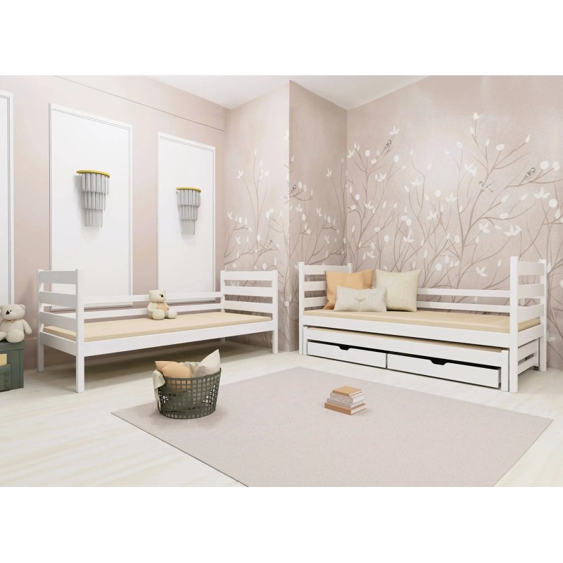 TOMI 80x200 white bunk bed Lano Furniture