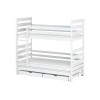 TOMI 90x190 white bunk bed Lano Furniture