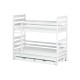 TOMI 90x190 white bunk bed Lano Furniture TOMI 90x190 white bunk bed Lano Furniture