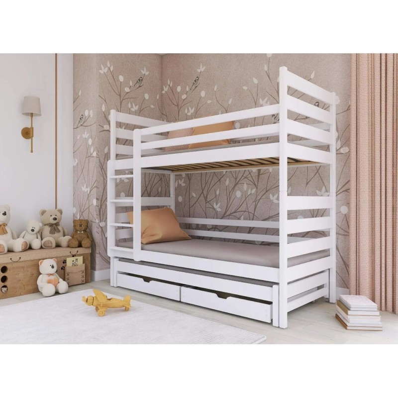 TOMI 90x200 graphite bunk bed Lano Furniture