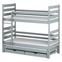 TOMI 80x160 grey bunk bed Lano Furniture