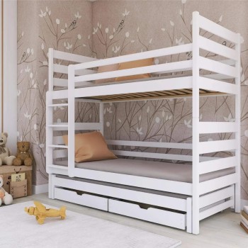 TOMI 80x160 pine bunk bed Lano Furniture