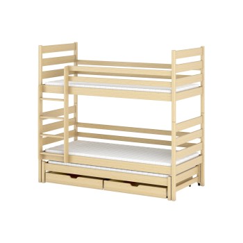 TOMI 80x180 pine bunk bed Lano Furniture
