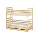 TOMI 80x200 pine bunk bed Lano Furniture