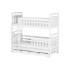 VIKI 80x180 white bunk bed Lano Furniture
