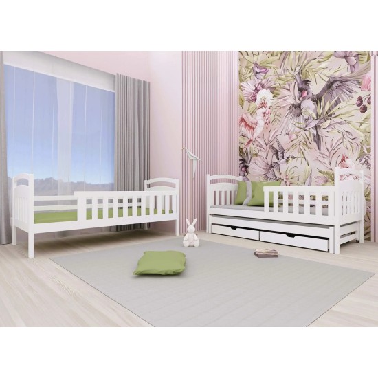 VIKI 80x180 white bunk bed Lano Furniture
