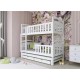 VIKI 90x200 white bunk bed Lano Furniture VIKI 90x200 white bunk bed Lano Furniture