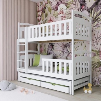 VIKI 80x200 graphite bunk bed Lano Furniture