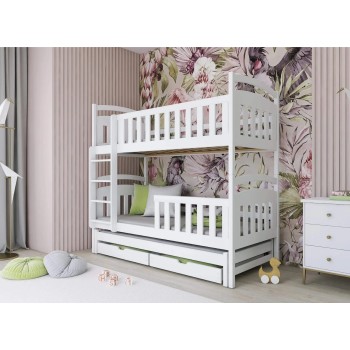 VIKI 90x190 pine bunk bed Lano Furniture