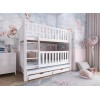 AGATA 80x180 white bunk bed Lano Furniture