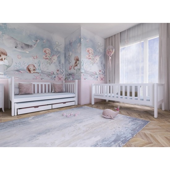 AGATA 80x180 graphite bunk bed Lano Furniture