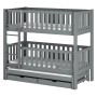 AGATA 80x180 grey bunk bed Lano Furniture