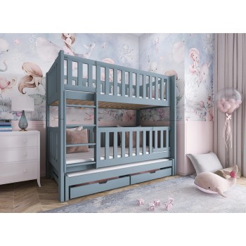 AGATA 80x180 grey bunk bed Lano Furniture