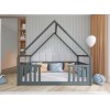 BEE 90x190 graphite childrens house bed Lano Furniture