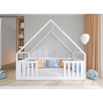BEE 90x200 white children's house bed Lano Furniture
