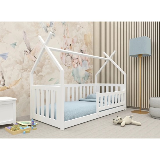 BODZIO 80x160 graphite teepee childrens cot bed Lano Furniture