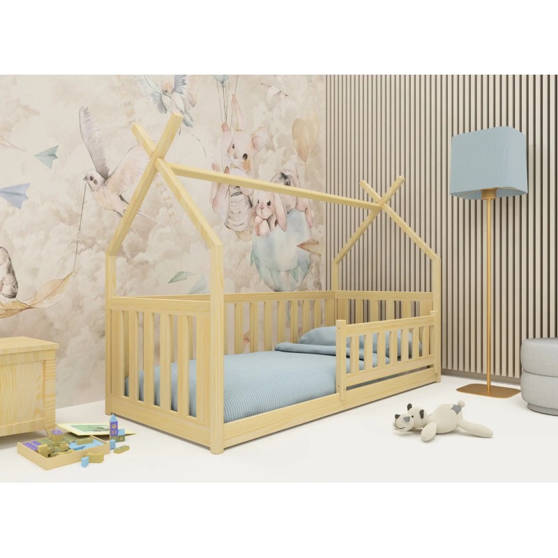 BODZIO 80x180 pine teepee childrens cot bed Lano Furniture