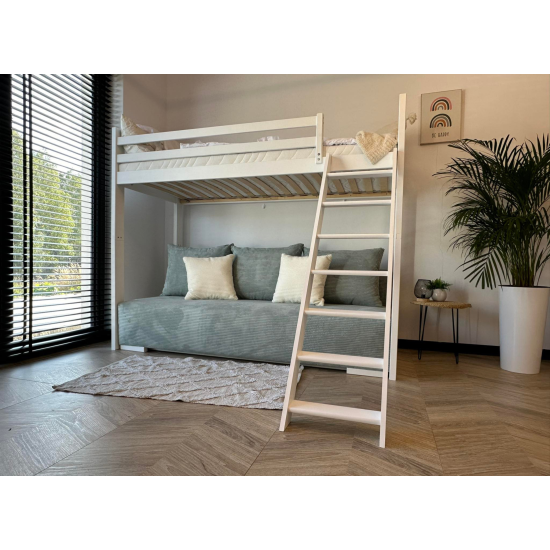 Παιδική Κουκέτα SOFINO 90x200/140x200 Φυσικό Χρώμα Πεύκου με Πτυσσόμενο Καναπέ beige POSO 38 Παιδική Κουκέτα SOFINO 90x200/140x200 Φυσικό Χρώμα Πεύκου με Πτυσσόμενο Καναπέ beige POSO 38