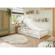 BELLA 90x200 gray children's bed playpen Lano Furniture Παιδικό Κρεβάτι BELLA 90x200 gray