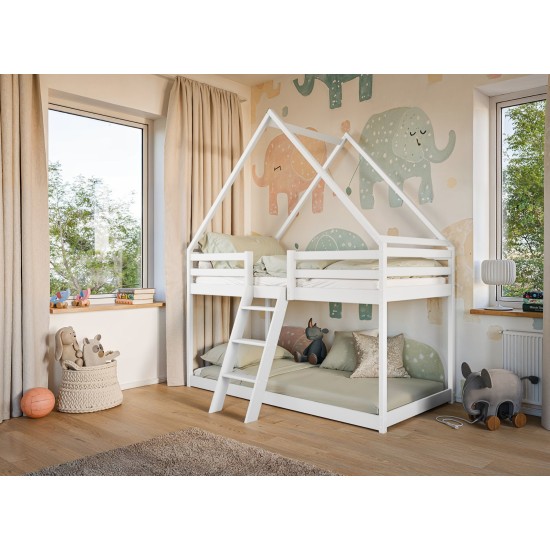 Παιδική Κουκέτα Σπιτάκι SWEET 90x200 white Παιδική Κουκέτα Σπιτάκι SWEET 90x200 white