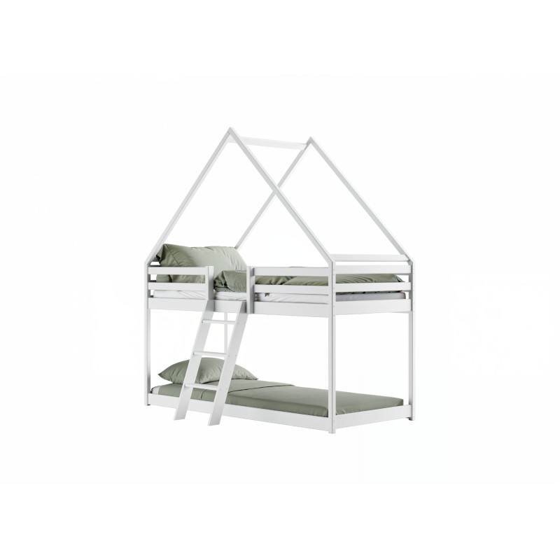 Παιδική Κουκέτα Σπιτάκι SWEET 80x180 gray