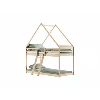 Παιδική Κουκέτα Σπιτάκι SWEET 80x180 pine 