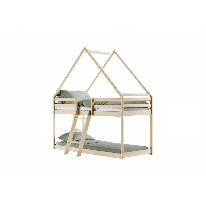 Παιδική Κουκέτα Σπιτάκι SWEET 80x180 pine