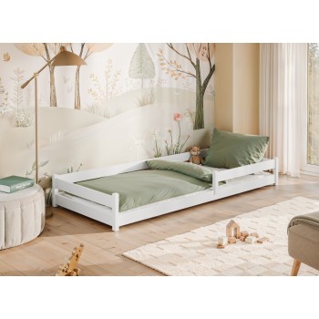ALIS 80x160 white children's single bed Lano Furniture