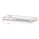ALIS 80x160 pine childrens single bed Lano Furniture ALIS 80x160 pine childrens single bed Lano Furniture