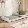 ALIS 90x190 grey children's single bed Lano Furniture